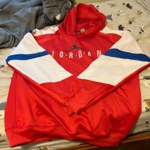 Air Jordan Matching Red Hoodie and Sweatpants